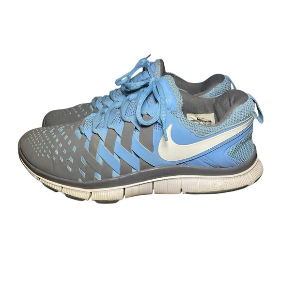 Nike Free Trainer 5.0 Blue/Gray Running Sneakers Men’s Shoe Size 10, 579809-400 - Picture 5 of 12